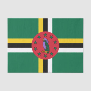 Dominica mode, Dominica Vlag tissuepapier