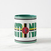 Dominica National Flag Patriotic Coffee Mok (Midden)