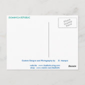 DOMINICA REPUBLIC 2 CARTE POSTALE (Dos)