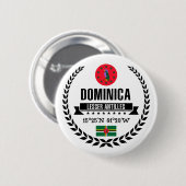 Dominica Ronde Button 5,7 Cm (Voorkant /achterkant)