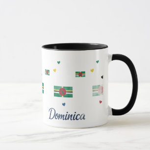Dominica Roots Pattern Mok Caribische Vlag