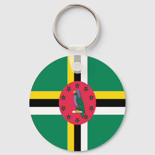 Dominica-Sleutelhanger Sleutelhanger (Voorkant)