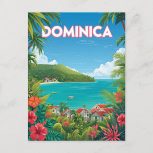  Dominica Tropical Island reizen Briefkaart