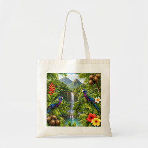Dominica Tropische Regenwoud Papegaai Tote Bag