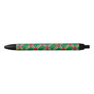 Dominica vlag balpen zwarte inkt pen