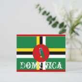 Dominica-vlag Briefkaart (Staand voorkant)