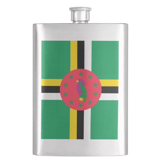 Dominica-vlag Flacon (Voorkant)