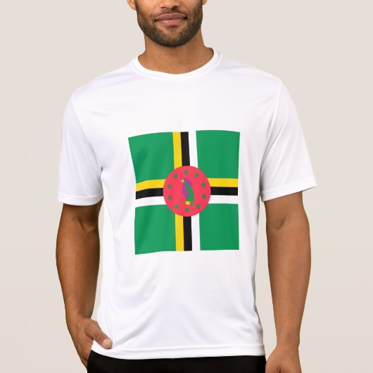 Dominica-vlag T-shirt (Voorkant)