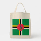 Dominica-vlag Tote Bag (Achterkant)