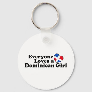 Dominicaans meisje sleutelhanger