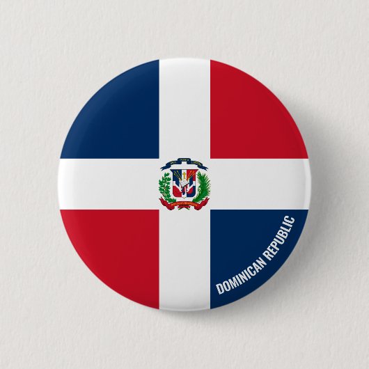 Dominicaanse Button voor het charmeren van patriot (Voorkant)