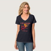 Dominicaanse Daze Women's V-Neck T-Shirt (Voorkant volledig)