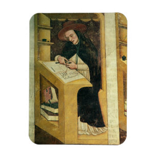 Dominicaanse Monk op zijn bureau, van de Cycle of Magneet