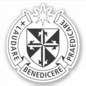 Dominicaanse Orde Vinyl Sticker (Voorkant)