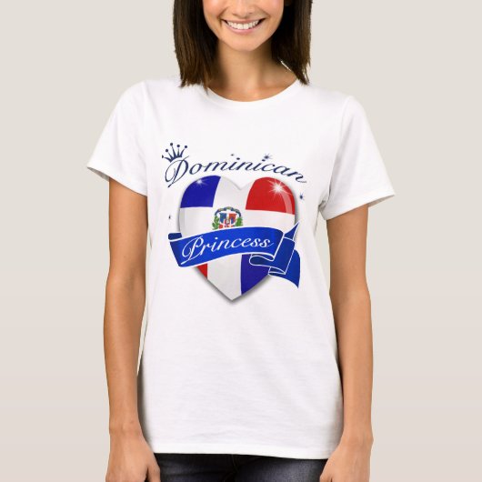 Dominicaanse prinses t-shirt (Voorkant)