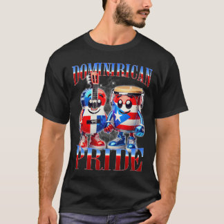 Dominicaanse Puerto Ricaanse trots muziek eenheid  T-shirt