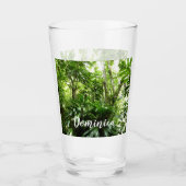 Dominicaanse Regenwoud I Tropische Groene Natuur Glas (Voorkant)