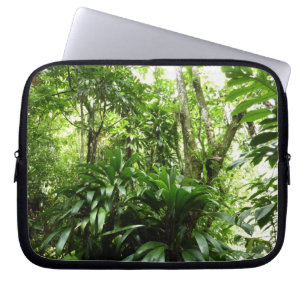 Dominicaanse Regenwoud I Tropische Groene Natuur Laptop Sleeve