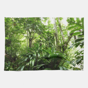 Dominicaanse Regenwoud I Tropische Groene Natuur Theedoek