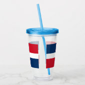 Dominicaanse Republiek Acryl Drinkbeker (Links)