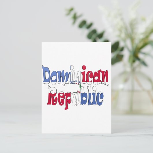 Dominicaanse Republiek Briefkaart (Staand voorkant)