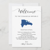 Dominicaanse Republiek Bruiloft Welkomstroute (Voorkant)