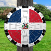 Dominicaanse Republiek Dartboard en vlag/spelraad Dartbord