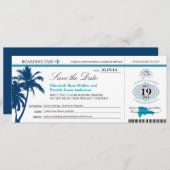 Dominicaanse Republiek die Pass Boarding Save the  Save The Date (Voorkant / Achterkant)