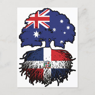 Dominicaanse Republiek Dominicaanse Australië Briefkaart
