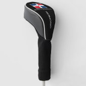Dominicaanse Republiek Golf Head Hoesje Golfheadcover (Schuin)