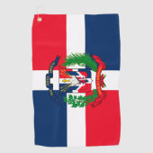 Dominicaanse Republiek Golfhanddoek (Voorkant)