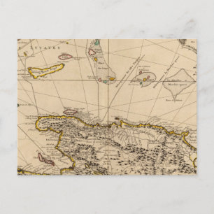 Dominicaanse Republiek, Haïti, West-Indië Briefkaart