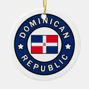 Dominicaanse Republiek Keramisch Ornament