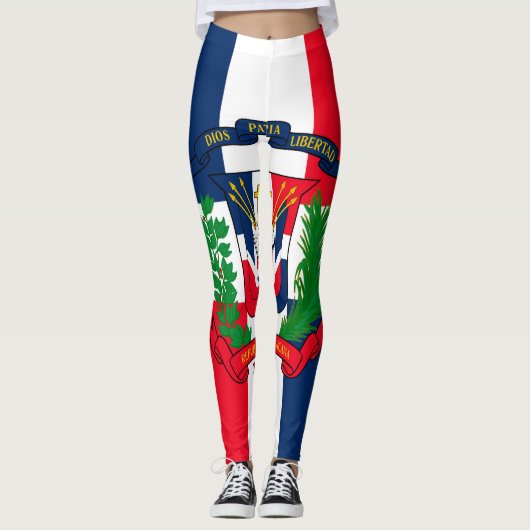 Dominicaanse Republiek Leggings (Voorkant)