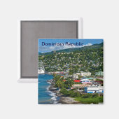 Dominicaanse Republiek magneet (Voorkant / Achterkant)