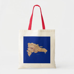 Dominicaanse Republiek Map Bag Tote Bag