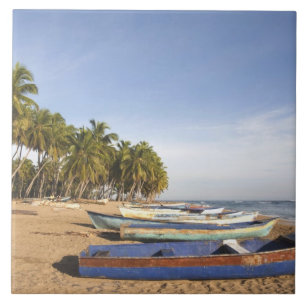 Dominicaanse Republiek, Noordkust, Nagua, Strand Tegeltje