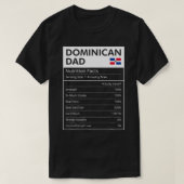Dominicaanse Republiek Pap Dominicano Funny Herita T-shirt (Design voorkant)