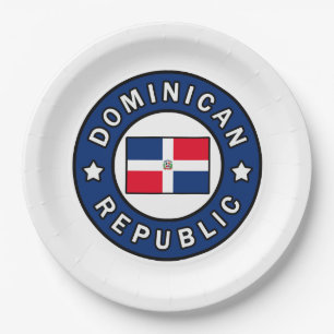 Dominicaanse Republiek Papieren Bordje