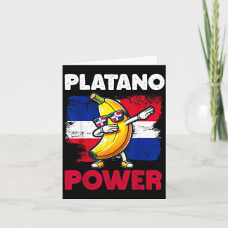 Dominicaanse Republiek Platano Power Vlag voor Kin Kaart