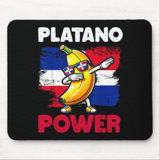 Dominicaanse Republiek Platano Power Vlag voor Kin Muismat