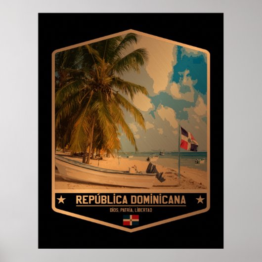 Dominicaanse Republiek Poster (Voorkant)
