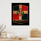 Dominicaanse Republiek Poster (Keuken)