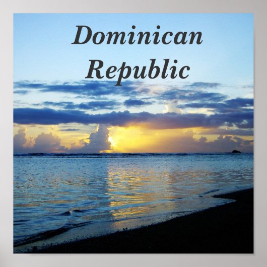 Dominicaanse Republiek Poster (Voorkant)