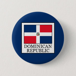 Dominicaanse Republiek Ronde Button 5,7 Cm