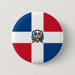 dominicaanse republiek ronde button 5,7 cm