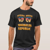 Dominicaanse Republiek Spring Break wolk T-shirt (Voorkant)