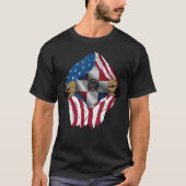 Dominicaanse Republiek Verenigde Staten Dominicaan T-shirt (Voorkant)