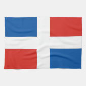 Dominicaanse Republiek vlag handdoek (Horizontaal)