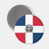 Dominicaanse Republiek Vlag Magnet Magneet (Voorkant / Achterkant)